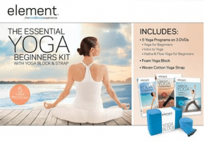 Element: Stretch, Release and Restore Yoga Kit with Massage Roller Balls